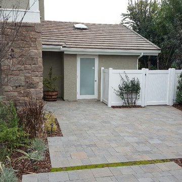 Paver driveway and patio for Westlake Village Remodel