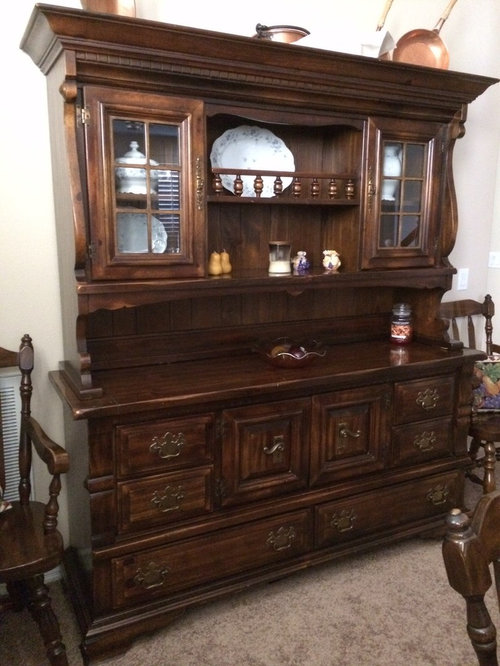 Refinishing Dining Room Furniture Rest Of The Home Is Oak Mission