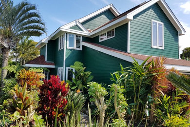Craftsman exterior home idea in Hawaii