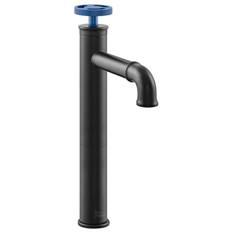 Avallon 12" Single Handle, Bathroom Faucet, Blue