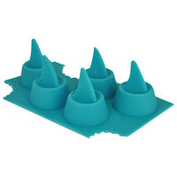 Sharks in My Glass! Silicone Shark Fin Ice Cube Tray