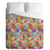 Bianca Green Lost In Pyramid Duvet Cover