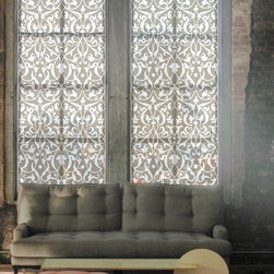 Delia Shades - Delia Shades'  "Tulip Arabesque" - Roller Shades