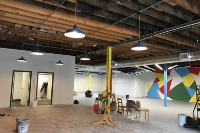 Home design - large industrial home design idea in San Francisco