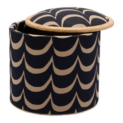 Pomada - Waves Mini Box Ottoman - Footstools And Ottomans