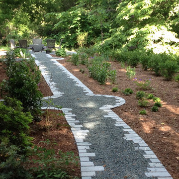 Custom Garden Path and Woodland Garden