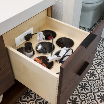 Bathroom Vanity In-Drawer Outlets