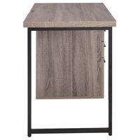 Acme Coy Desk Gray Oak