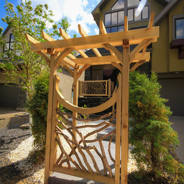 Willow Branch Arbor Feature and Porch