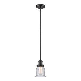 Innovations SM Canton 10" Mini Pendant, Amber/Bronze/Seed Bell, 201S-OB ...