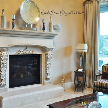 Cast Stone Glazed Finish