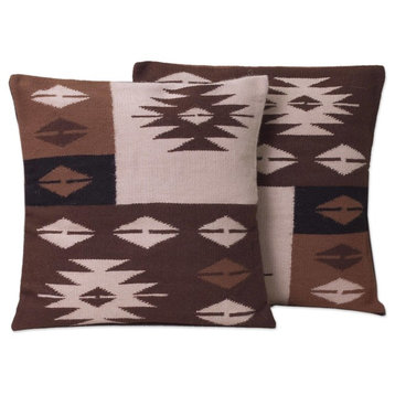 Starlight On Earth Alpaca Blend Cushion Covers, Set of 2