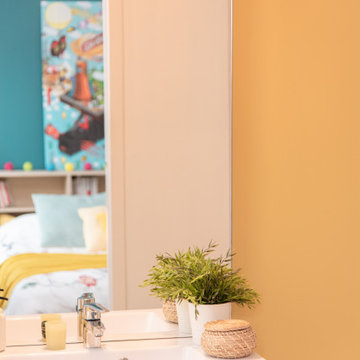 Mise en couleurs d'un appartement en duplex