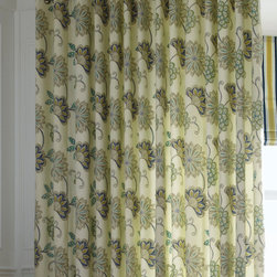 iLiv Sarasa Indigo curtain Curtains from Aspire Curtains & Blinds - Curtains