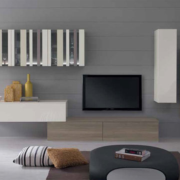 Modern Italian Wall Unit Exential Y42 by Spar - $5,199.00