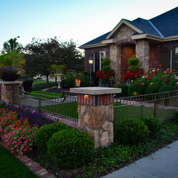 Corner lot Courtyard