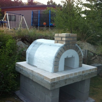 The Reimer Family Wood Fired Brick Pizza Oven in BC, Canada