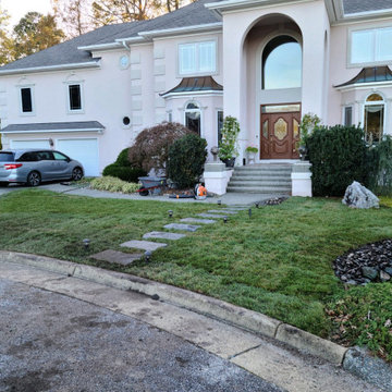 Curb Appeal Sod and Walkway