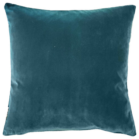 Castello Velvet Throw Pillows, Complete Pillow with Insert (18 Colors, 3 Sizes)