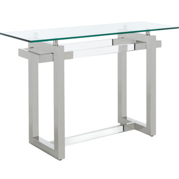 Montrelle Console Table, Silver
