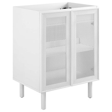 Calla 24" Perforated Metal Bathroom Vanity Cabinet (Sink Basin Not Included) - W