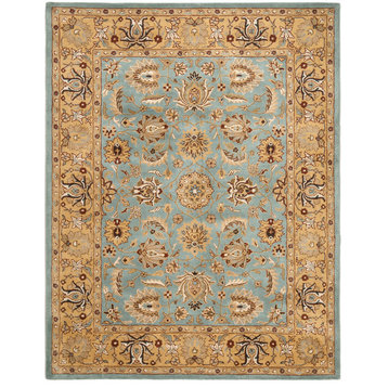 Safavieh Heritage Collection HG958 Rug, Blue/Gold, 11' X 15'