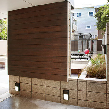 Plantation bamboo XTR decking with WOCA Exterior oil