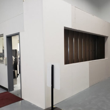 Commercial - Multiple wall relocation and install
