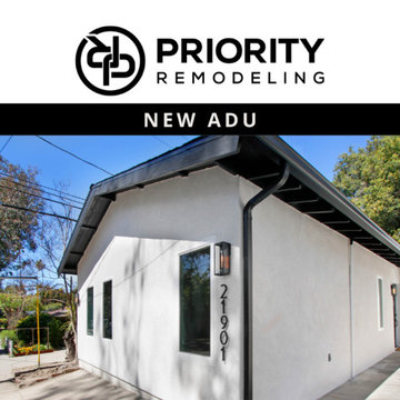 ADU construction project - outside look by Priority Remodeling in Encino, CA
