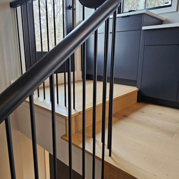 Project #115 | Staircase with Continuous Rail System Without Newels