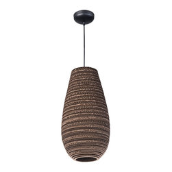 Maxim - Maxim Java 9 3/4" Wide Black Mini Pendant - Pendant Lighting