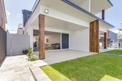This is an example of a beach style exterior in Newcastle - Maitland.