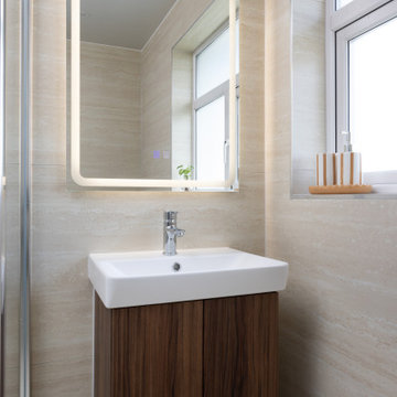 Bathroom Renovation - Roma Travertine Tile