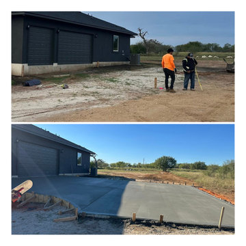 Concrete Driveway Addition