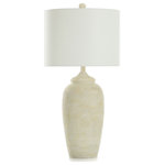 StyleCraft - Charlotte Cream Polyresin Table Lamp Textured Finish Off-White Linen - Decorate your living room with this unique cream ripple textured lamp. It is a stunning addition to any room and can easily transform a space. Featuring a simple and sweet design, and a set of classic neutral tones, you cannot go wrong with this piece.