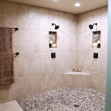 Open concept bathroom