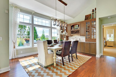 Example of a trendy dining room design in Baltimore