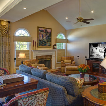 Television Viewing with a Fireplace