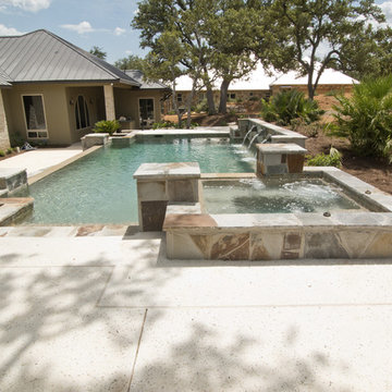 Geometric Pool in Boerne, TX
