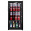 Equator SLIM 18in Freestanding Beverage Refrigerator 3.2 cf 117 cans 110V Black