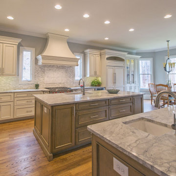 Two-Island Spacious Kitchen Layout