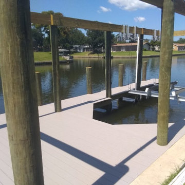 New Boat Dock Construction in Palm Coast