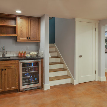 Cozy Laurelhurst Basement Remodel Portland, OR