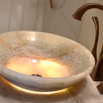 Art Nouveau Oakwood Bathroom