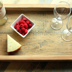 Reclaimed Wood Tray - Storage Cabinets