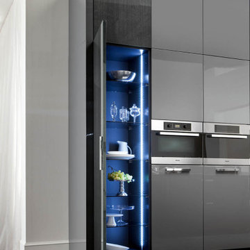 Luxury Dark Black Modern Kitchen By Darash Collection
