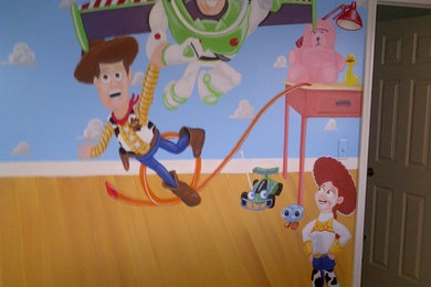 Toy Story Mural, kid's room Michigan