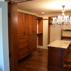 Stained Cherry Master Closet - Products