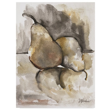 Wendra 'Autumn Pears 2' Canvas Art, 24"x32"