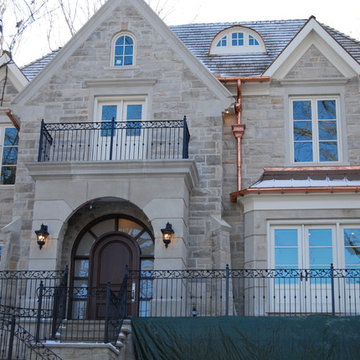 Exterior trim on various styles of homes
